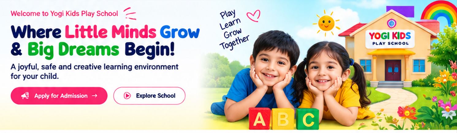 Yogi kids play school